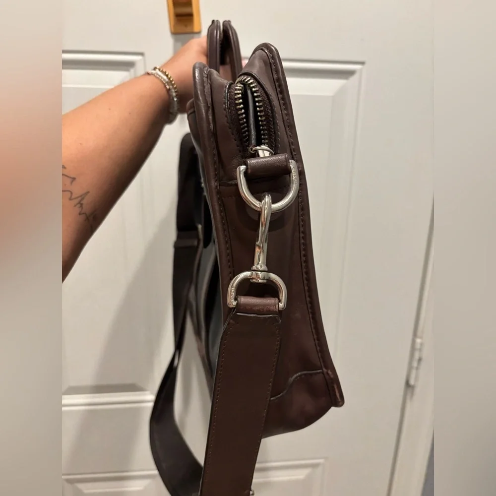 COACH Lexington Embassy Brief - Unisex, leather laptop bag 👜